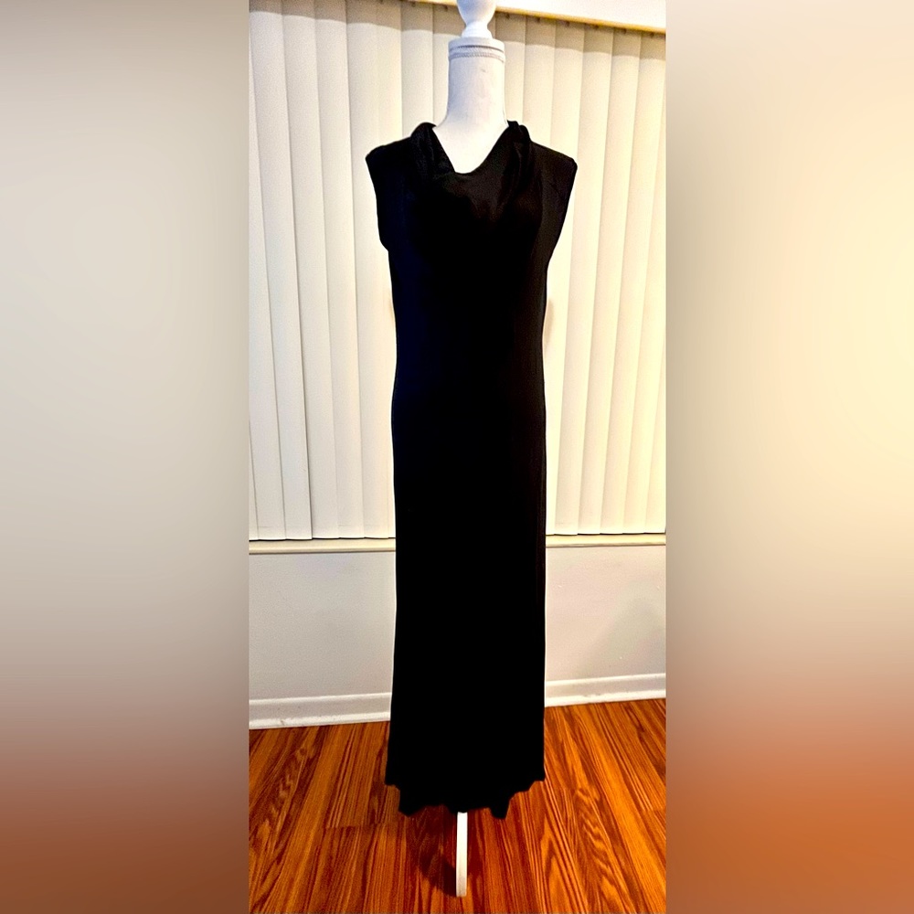 Cute Michael Kors sleeveless Black Maxi Dress
